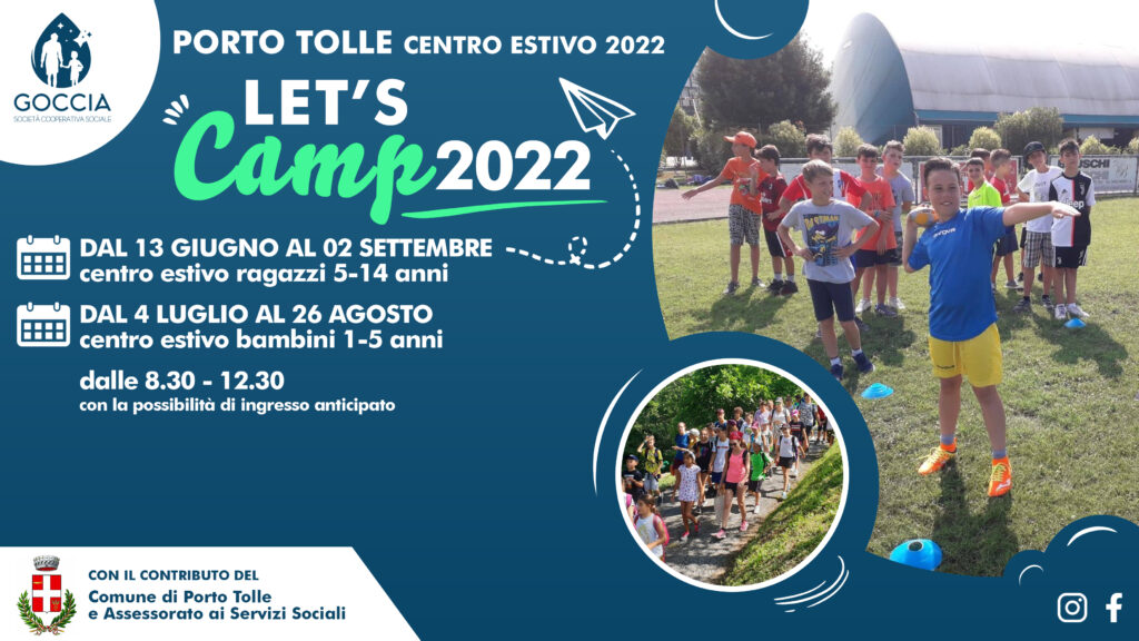 Let’s Camp: il nuovo centro estivo 2022 per bambini e ragazzi di Porto Tolle